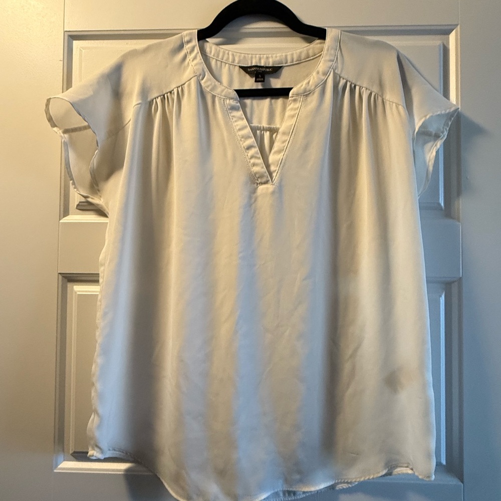 Banana Republic Cream Blouse